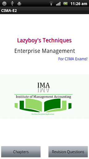 Enterprise Management CIMA E2