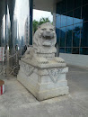 Angry Lion Statue