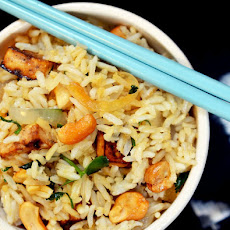 Brown Rice Bowl with Lemongrass, Tofu and Cashews
