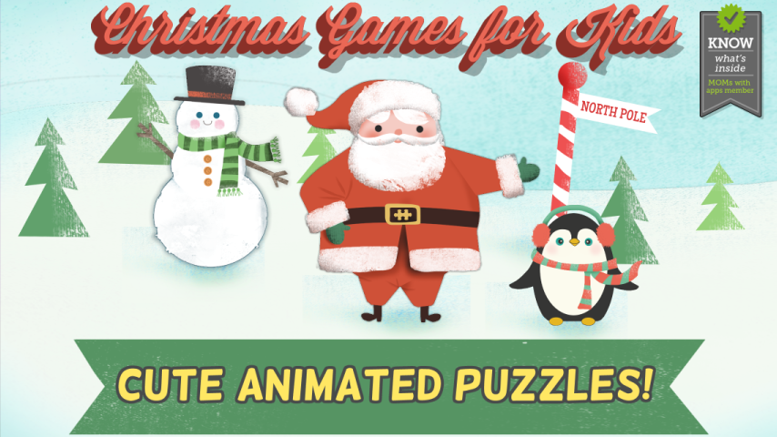 Android application Kids Christmas Games- Puzzles screenshort