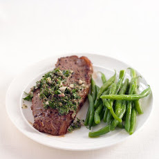 Pan-Seared Steak with Salsa Verde