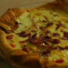 Onion, Cheese, and Bacon Tart