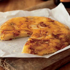 Potato Cake with Cheese and Bacon