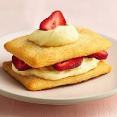 Crescent Napoleons with Strawberries