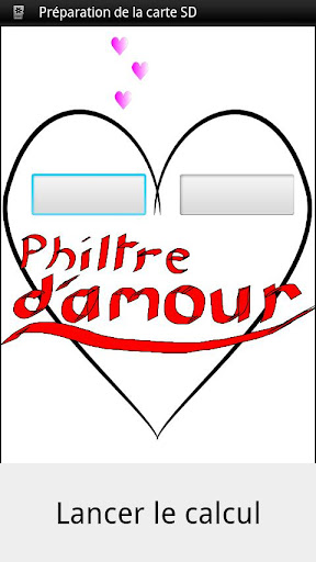 Philtre d'amour love test