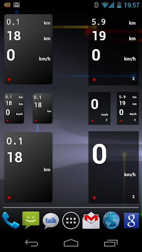 Drivers Widget - Speedometer