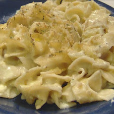 Green Chile Chicken Noodle Casserole