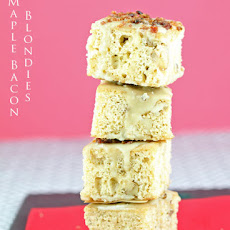 Maple Bacon Blondies
