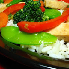 Stir-Fried Chicken With Gingered Vegetables