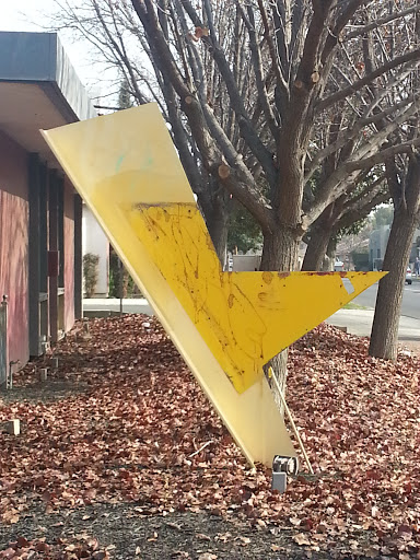 Yellow Metal Sculpture