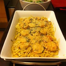 Savory Sea Scallops and Angel Hair Pasta