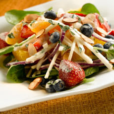 Creamy Citrus, Berry & Jicama Salad