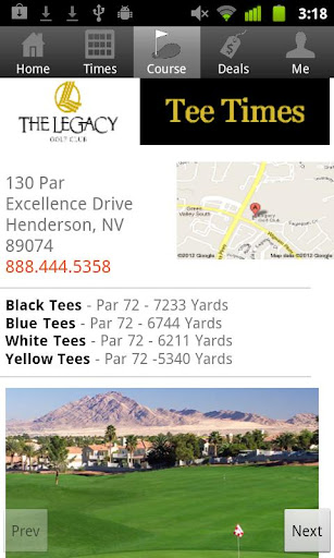 【免費運動App】The Legacy Golf Club Tee Times-APP點子