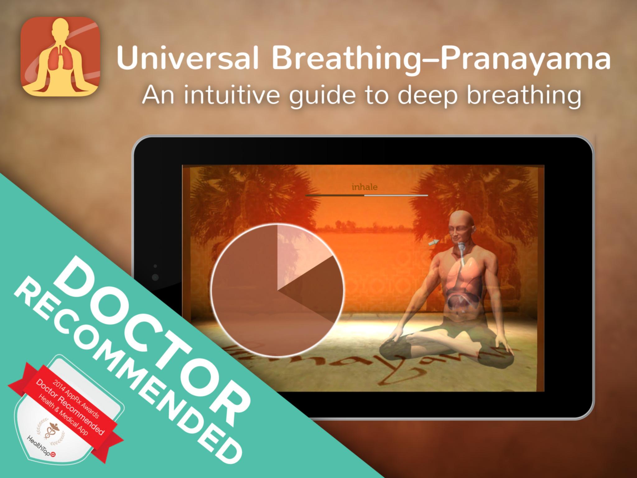 Android application Universal Breathing: Pranayama screenshort