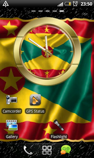 Grenada flag clocks