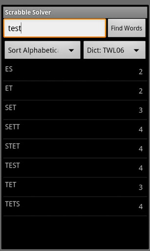 Scrabble Solver