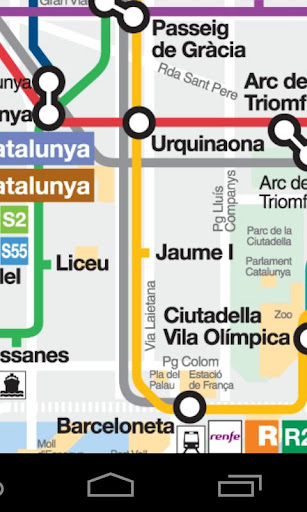 巴塞羅那地鐵地圖