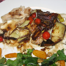 Sea Bass With Artichokes and Balsamic Vinegar