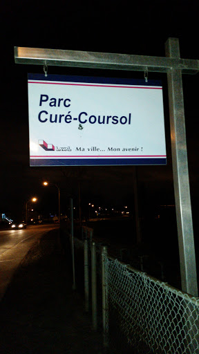 Parc Curé-Coursol sur Vallière Sign