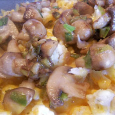 Cheesy Cauliflower And Mushroom Salad