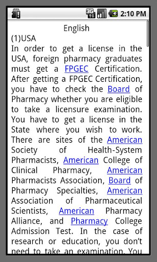 pharmacist study abroad