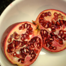 Pink Grapefruit, Pomegranate, & Mâche Salad with Lemon-Ume Vinaigrette