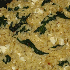 Spinach Feta Orzo