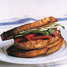 Broiled Chicken and Roasted Pepper Sandwiches