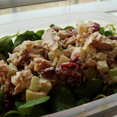 Chicken with Cranberry, Apples and Walnuts
