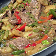 Pineapple Beef Stir-Fry
