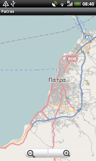 Patras Street Map