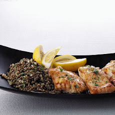 Sauteed Cod with Lentils