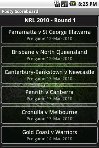 Footy Scoreboard