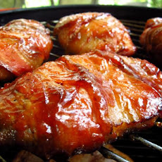 Smoked Bacon Wrapped Chicken Breasts