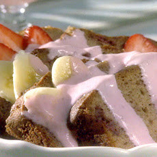 Strawberry Banana Bread Pudding