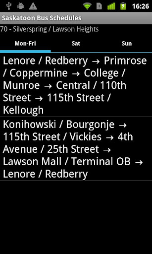 【免費交通運輸App】Saskatoon Bus Schedules-APP點子