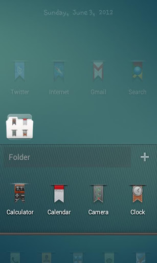 Minimal Theme Go Launcher Ex