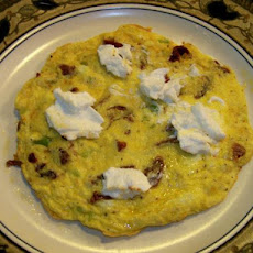 Sun-Dried Tomato and Goat Cheese Frittata