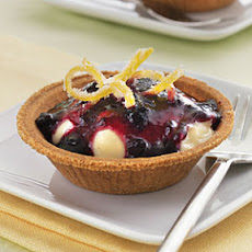 Blueberry-Lemon-White Chocolate Tarts