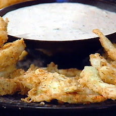 Buttermilk Battered Fennel Fries with a Creamy Buttermilk Dipping Sauce