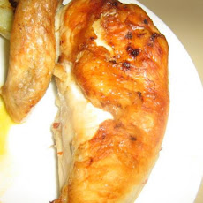 Oven Roasted Chicken With Lemon, Garlic and Rosemary