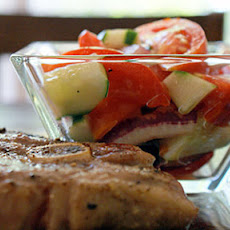 Creamy Tomato-Cucumber Salad