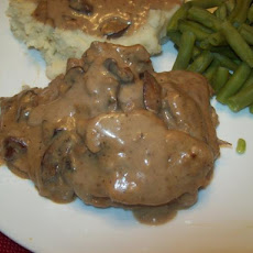 Pork Tenderloin W/ Mushroom Sauce