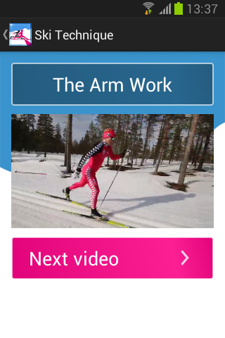 Android application Superb Skiing screenshort