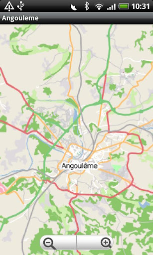 Angouleme Street Map