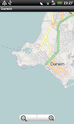 Darwin Street Map