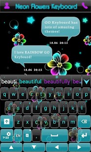 How to mod Neon Flowers Keyboard 1.185.1.102 mod apk for bluestacks