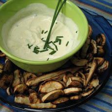 Parsnip Oven Frys with Yogurt Dip