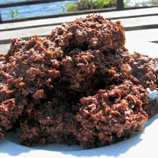 No Bake Chocolate Haystack Cookies