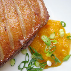Sunday Supper: Seared Duck Breast and Apricot Compote